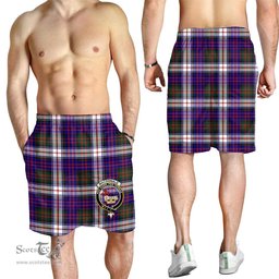 ScotsTee Shop Scottish MacDonald Dress Modern Clan Crest Mens Tartan Short