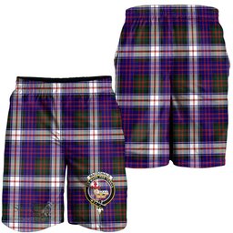 ScotsTee Shop Scottish MacDonald Dress Modern Clan Crest Mens Tartan Short