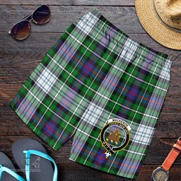 ScotsTee Shop Scottish MacKenzie Dress Modern Clan Crest Mens Tartan Short