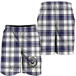 ScotsTee Shop Scottish Hannay Modern Clan Crest Mens Tartan Short