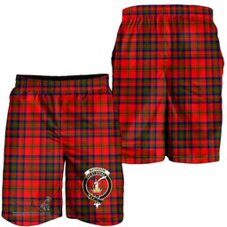 ScotsTee Shop Scottish Matheson Modern Clan Crest Mens Tartan Short