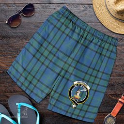 ScotsTee Shop Scottish Matheson Hunting Ancient Clan Crest Mens Tartan Short