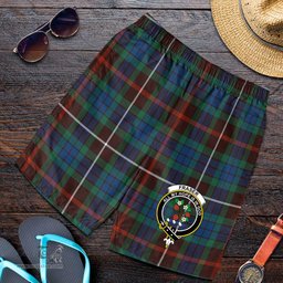 ScotsTee Shop Scottish Fraser Hunting Ancient Clan Crest Mens Tartan Short