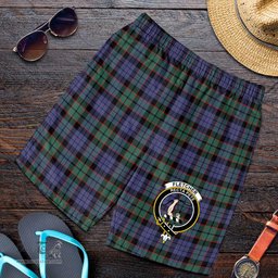 ScotsTee Shop Scottish Fletcher Modern Clan Crest Mens Tartan Short