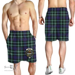 ScotsTee Shop Scottish Graham of Montrose Modern Clan Crest Mens Tartan Short