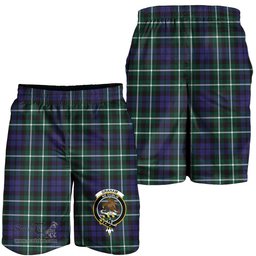 ScotsTee Shop Scottish Graham of Montrose Modern Clan Crest Mens Tartan Short