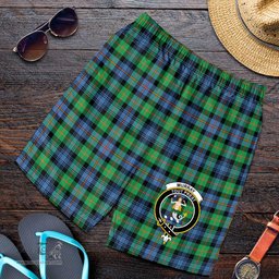 ScotsTee Shop Scottish Murray of Atholl Ancient Clan Crest Mens Tartan Short