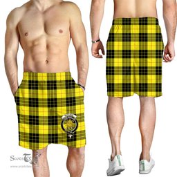 ScotsTee Shop Scottish MacLeod of Lewis Modern Clan Crest Mens Tartan Short