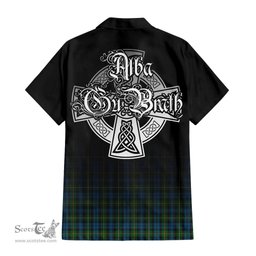 ScotsTee Shop Scottish Campbell of Argyll #02 Clan Crest Tartan Alba Gu Brath Celtic Inspired Tartan Short Sleeve Shirt