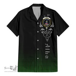 ScotsTee Shop Scottish Mar Tribe Clan Crest Tartan Alba Gu Brath Celtic Inspired Tartan Short Sleeve Shirt