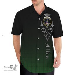ScotsTee Shop Scottish Mar Tribe Clan Crest Tartan Alba Gu Brath Celtic Inspired Tartan Short Sleeve Shirt