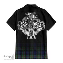 ScotsTee Shop Scottish McFadzen 02 Clan Crest Tartan Alba Gu Brath Celtic Inspired Tartan Short Sleeve Shirt