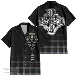 ScotsTee Shop Scottish MacCallum Dress Clan Crest Tartan Alba Gu Brath Celtic Inspired Tartan Short Sleeve Shirt