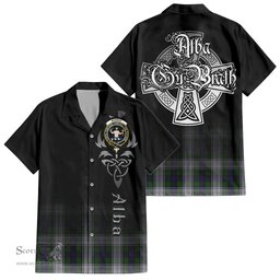 ScotsTee Shop Scottish Murray of Atholl Dress Clan Crest Tartan Alba Gu Brath Celtic Inspired Tartan Short Sleeve Shirt