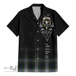 ScotsTee Shop Scottish Murray of Atholl Dress Clan Crest Tartan Alba Gu Brath Celtic Inspired Tartan Short Sleeve Shirt