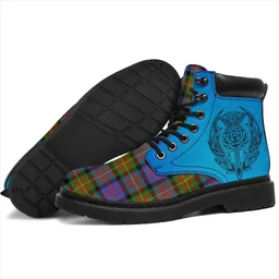 ScotsTee Shop Scottish Carnegie Ancient Clan Tartan Celtic Thistle All Season Boots