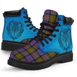 ScotsTee Shop Scottish Carnegie Ancient Clan Tartan Celtic Thistle All Season Boots