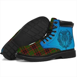 ScotsTee Shop Scottish Buchan Modern Clan Tartan Celtic Thistle All Season Boots