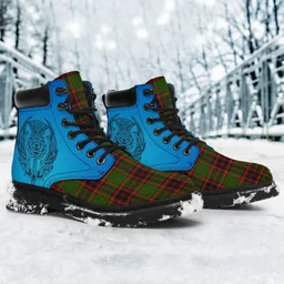 ScotsTee Shop Scottish Buchan Modern Clan Tartan Celtic Thistle All Season Boots