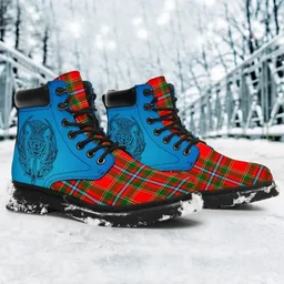 ScotsTee Shop Scottish Drummond Of Perth Clan Tartan Celtic Thistle All Season Boots