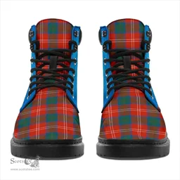 ScotsTee Shop Scottish Chisholm Ancient Clan Tartan Celtic Thistle All Season Boots