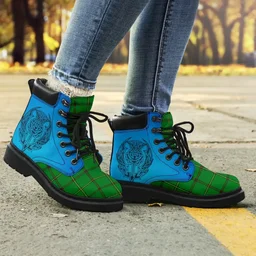 ScotsTee Shop Scottish Don (Tribe-Of-Mar) Clan Tartan Celtic Thistle All Season Boots