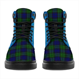 ScotsTee Shop Scottish Campbell Modern Clan Tartan Celtic Thistle All Season Boots