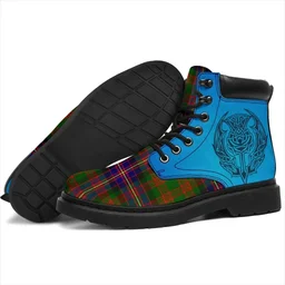 ScotsTee Shop Scottish Cochrane Modern Clan Tartan Celtic Thistle All Season Boots