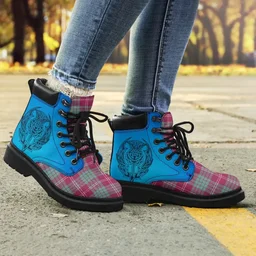 ScotsTee Shop Scottish Crawford Ancient Clan Tartan Celtic Thistle All Season Boots