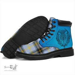 ScotsTee Shop Scottish Bell Of The Borders Clan Tartan Celtic Thistle All Season Boots