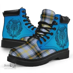 ScotsTee Shop Scottish Bell Of The Borders Clan Tartan Celtic Thistle All Season Boots