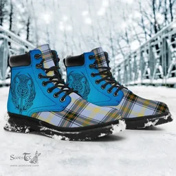 ScotsTee Shop Scottish Bell Of The Borders Clan Tartan Celtic Thistle All Season Boots