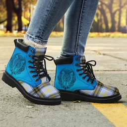 ScotsTee Shop Scottish Bell Of The Borders Clan Tartan Celtic Thistle All Season Boots