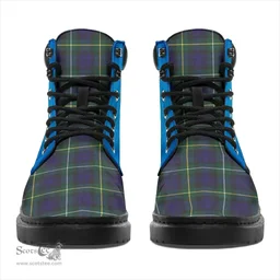 ScotsTee Shop Scottish Campbell Argyll Modern Clan Tartan Celtic Thistle All Season Boots