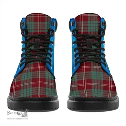 ScotsTee Shop Scottish Crawford Modern Clan Tartan Celtic Thistle All Season Boots