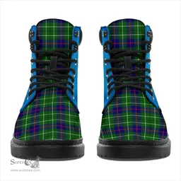 ScotsTee Shop Scottish Duncan Modern Clan Tartan Celtic Thistle All Season Boots