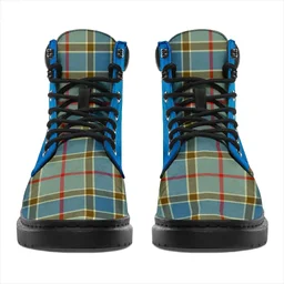 ScotsTee Shop Scottish Balfour Blue Clan Tartan Celtic Thistle All Season Boots