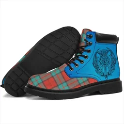ScotsTee Shop Scottish Dunbar Ancient Clan Tartan Celtic Thistle All Season Boots