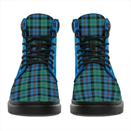 ScotsTee Shop Scottish Campbell Of Cawdor Ancient Clan Tartan Celtic Thistle All Season Boots