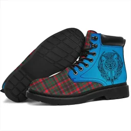 ScotsTee Shop Scottish Cumming Hunting Modern Clan Tartan Celtic Thistle All Season Boots