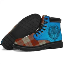 ScotsTee Shop Scottish Davidson Dress Dancers Clan Tartan Celtic Thistle All Season Boots