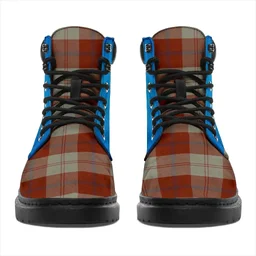 ScotsTee Shop Scottish Davidson Dress Dancers Clan Tartan Celtic Thistle All Season Boots