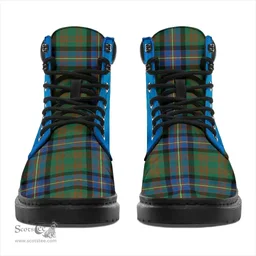 ScotsTee Shop Scottish Cochrane Ancient Clan Tartan Celtic Thistle All Season Boots
