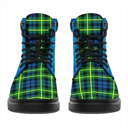 ScotsTee Shop Scottish Campbell Of Breadalbane Ancient Clan Tartan Celtic Thistle All Season Boots