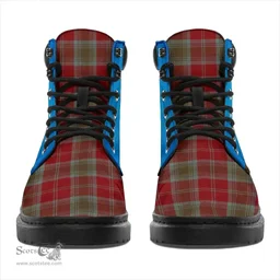 ScotsTee Shop Scottish Lindsay Weathered Clan Tartan Celtic Thistle All Season Boots