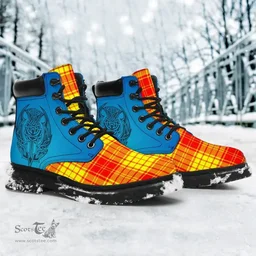 ScotsTee Shop Scottish Macmillan Clan Clan Tartan Celtic Thistle All Season Boots