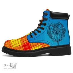 ScotsTee Shop Scottish Macmillan Clan Clan Tartan Celtic Thistle All Season Boots