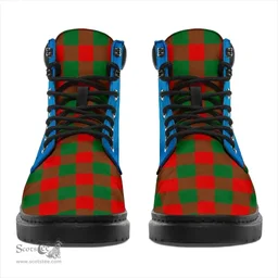 ScotsTee Shop Scottish Moncrieffe Clan Tartan Celtic Thistle All Season Boots