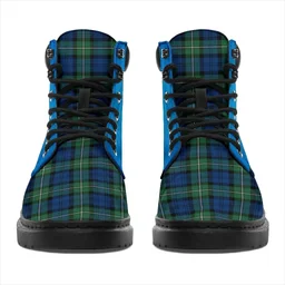 ScotsTee Shop Scottish Forbes Ancient Clan Tartan Celtic Thistle All Season Boots