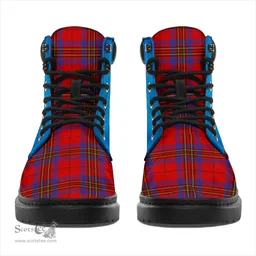 ScotsTee Shop Scottish Leslie Modern Clan Tartan Celtic Thistle All Season Boots